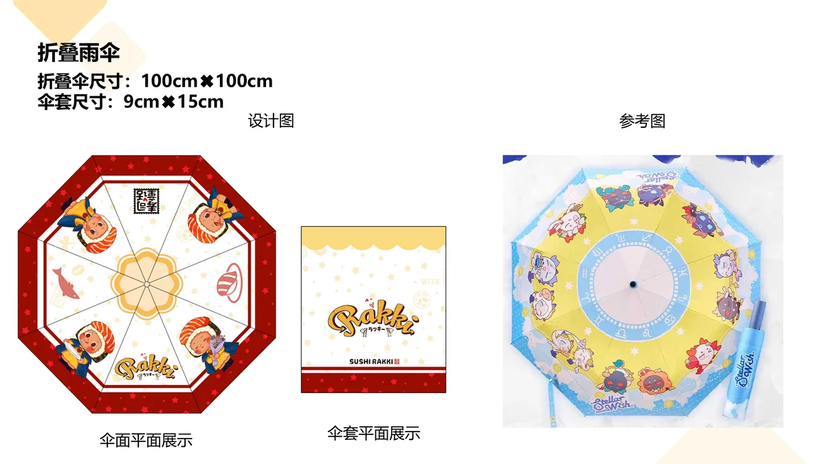 Rakki 酱折叠雨伞设计图